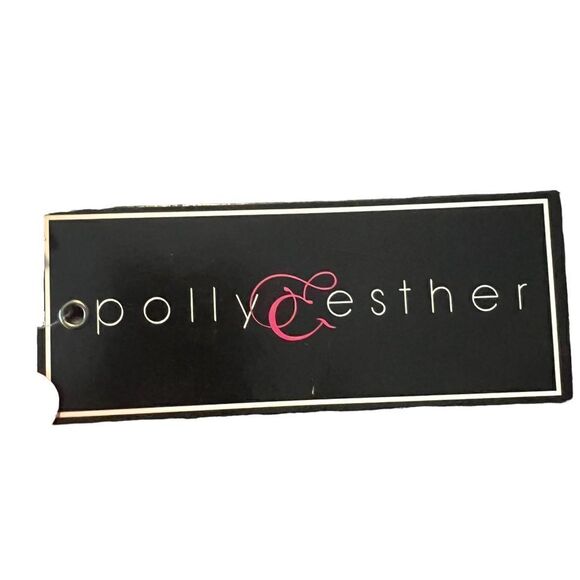 NWT! Polly & Esther black & white flannel shirt - Picture 5 of 11